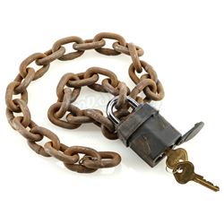 Lot # 534: United Palace Theater Chain, Padlock, and Keys