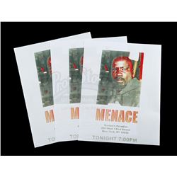 Lot # 545: Set of Three 'Luke Cage Menace' Flyers