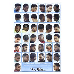 Lot # 571: Pop's Barber Shop Haircut Styles Poster