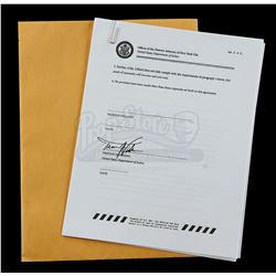 Lot # 635: Mariah Dillard's Unsigned Immunity Deal