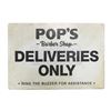 Image 1 : Lot # 650: Pop's 'Deliveries Only' Sign