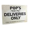 Image 2 : Lot # 650: Pop's 'Deliveries Only' Sign