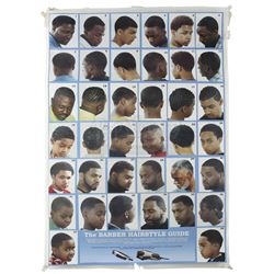 Lot # 651: Pop's Barber Shop Haircut Styles Poster