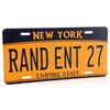Image 1 : Lot # 690: RAND ENT 27 New York License Plate