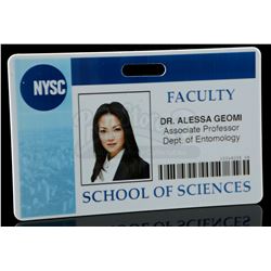Lot # 720: Alessa Geomi's Faculty ID Card