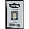Image 2 : Lot # 779: Wendell Rand's Security Card