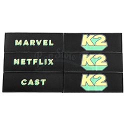 Lot # 789: Production Crew Chair Backs