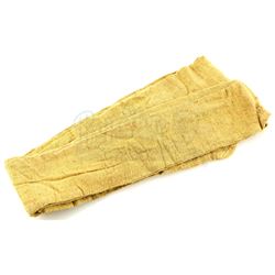 Lot # 807: Danny Rand and Davos' Yellow Fight Sash