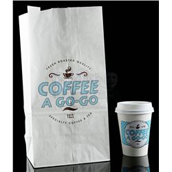 Lot # 812: Coffee A Go-Go Cup and Bag
