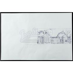 Lot # 822: Mary Walker's House Drawing