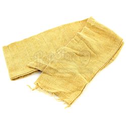 Lot # 825: Danny Rand and Davos' Ripped Yellow Fight Sash