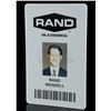 Image 2 : Lot # 868: Wendell Rand's Security Card
