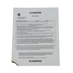 Lot # 872: Mary Walker's Classified Papers