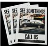 Image 1 : Lot # 874: Three 'See Something? Call Us' Flyers