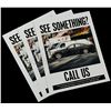 Image 2 : Lot # 874: Three 'See Something? Call Us' Flyers