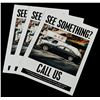 Image 3 : Lot # 874: Three 'See Something? Call Us' Flyers