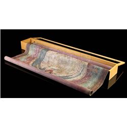 Lot # 878: Thangka Tapestry and Display Case