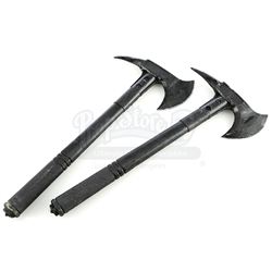 Lot # 887: Hatchet Men Member's Stunt Hatchet Weapons