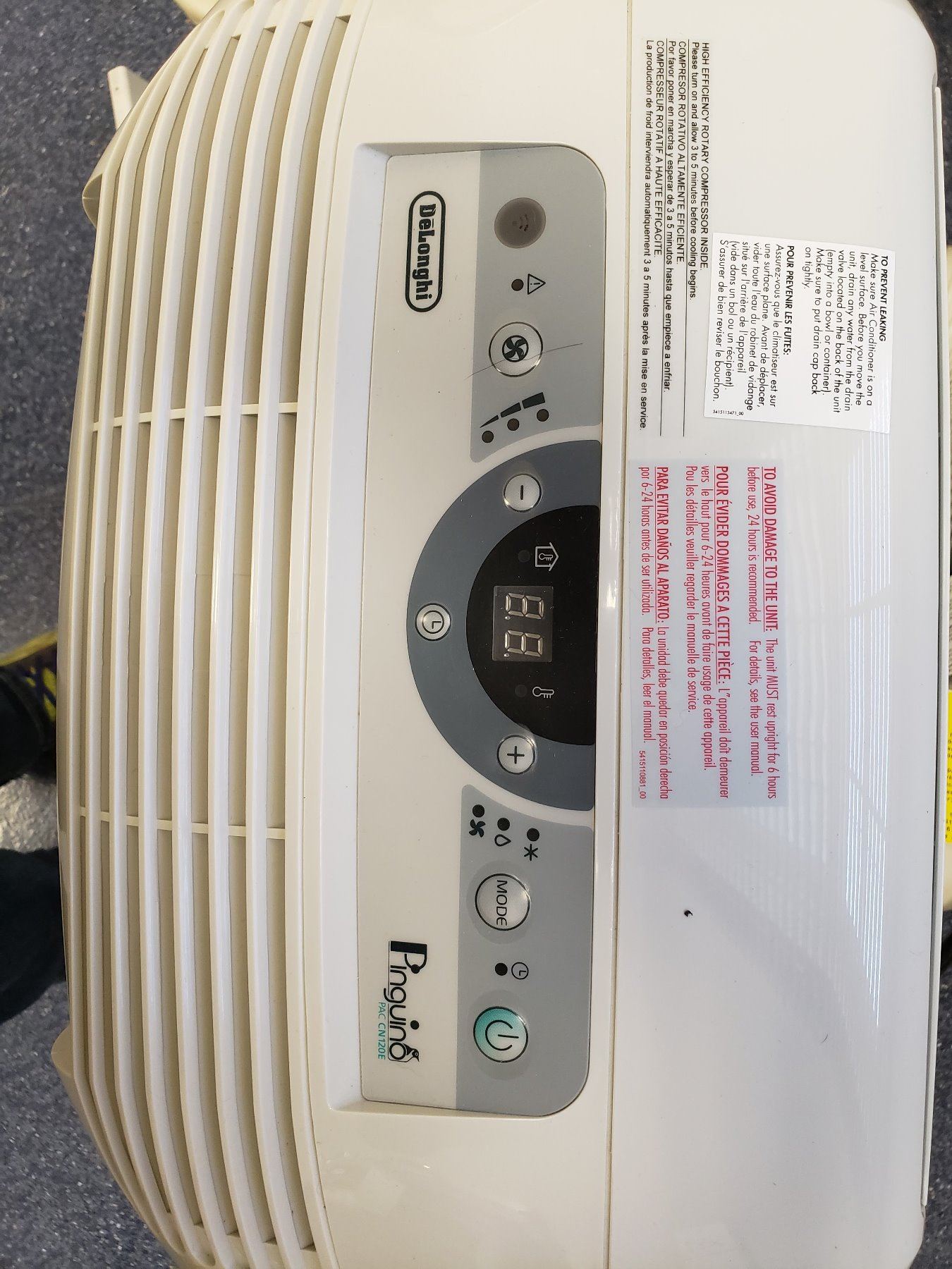 De Longhi Pinguino C120e Portable Air Conditioner Product Overview Youtube