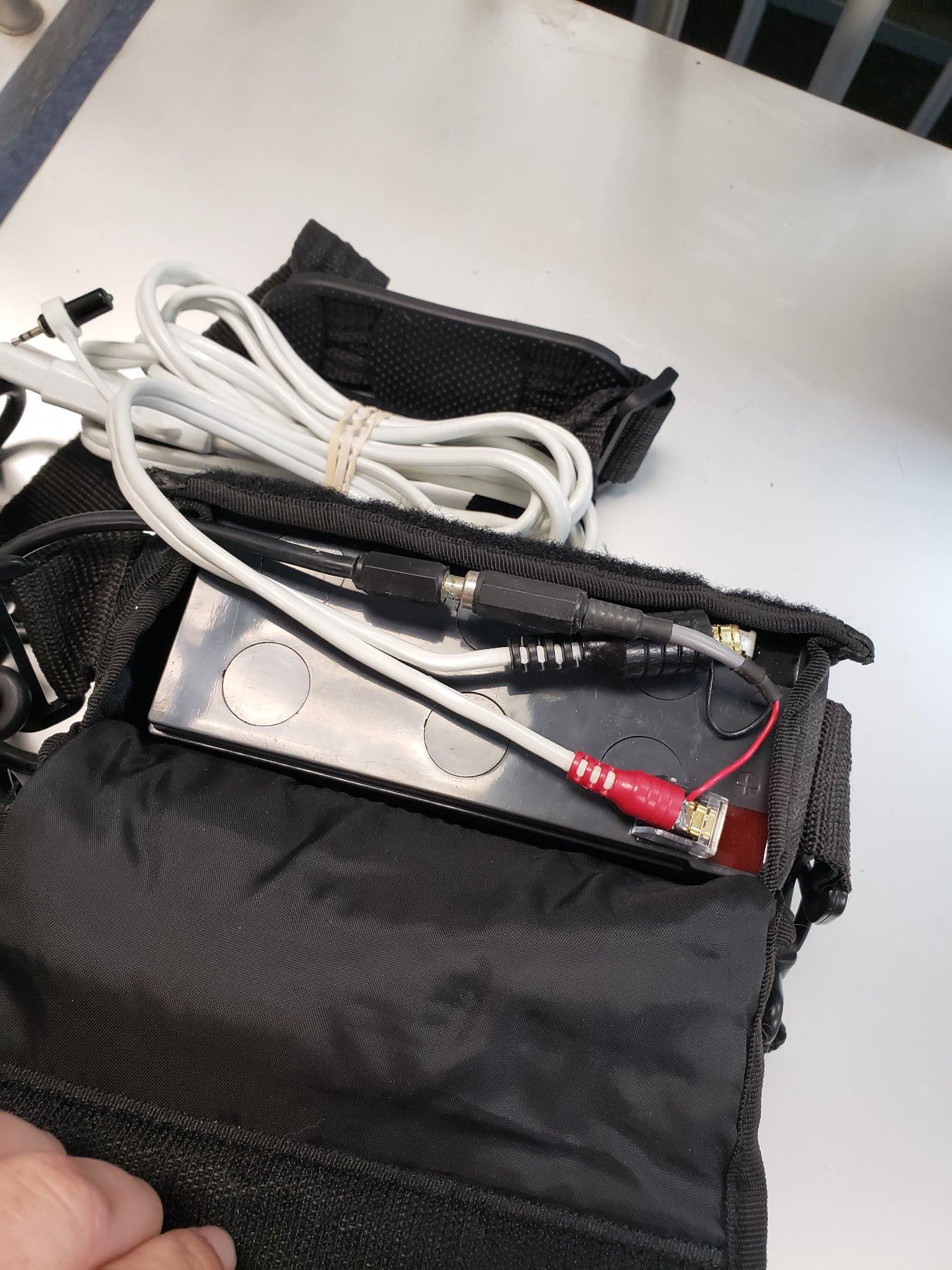 Battery pack for thermal angel