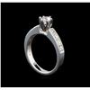 Image 4 : 14KT White Gold 0.69 ctw Diamond Ring