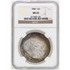 Image 1 : 1880 $1 Morgan Silver Dollar Coin NGC MS65