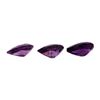 Image 2 : 20.18 ctw.Natural Pear Cut Amethyst Parcel of Three