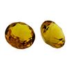 Image 1 : 8.62 ctw.Natural Round Cut Citrine Quartz Parcel of Two