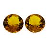 Image 1 : 10.88 ctw.Natural Round Cut Citrine Quartz Parcel of Two