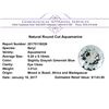 Image 1 : 3.01 ct.Natural Round Cut Aquamarine