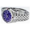 Image 5 : Rolex Mens Stainless Steel Purple Roman Diamond & Ruby Datejust Wristwatch