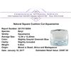 Image 1 : 8.82 ct.Natural Square Cushion Cut Aquamarine