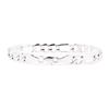 Image 2 : Figaro Link Men's Bracelet - 14KT White Gold