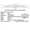 Image 1 : 2.19 ct.Natural Rectangle Cushion Cut Aquamarine