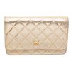 Image 1 : Chanel Gold Metallic Wallet On Chain WOC Crossbody Bag