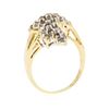 Image 4 : 1.00 ctw Diamond Cluster Ring - 14KT Yellow Gold