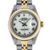 Image 1 : Rolex Ladies Quickset 2 Tone 18K MOP Roman Datejust Wristwatch