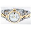 Image 9 : Rolex Ladies Quickset 2 Tone 18K MOP Roman Datejust Wristwatch