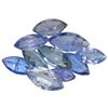 Image 1 : 11.9 ctw Marquise Mixed Tanzanite Parcel