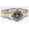 Image 3 : Rolex Mens 2 Tone 14K Black String Diamond & Ruby 36MM Datejust Wristwatch