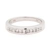 Image 1 : 0.4 ctw Diamond Ring - 14KT White Gold