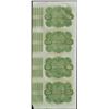 Image 2 : Uncut Sheet of (4) State of Louisiana Baby Bond Obsolete Notes