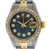 Image 2 : Rolex Ladies 2 Tone 14K Tahitian MOP Diamond Datejust Wristwatch