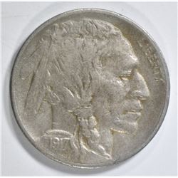 1917-S BUFFALO NICKEL XF