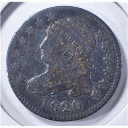 1820 BUST DIME, FINE