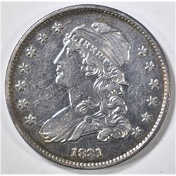 1831 CAPPED BUST QUARTER CH BU PROOF-LIKE RARE!!