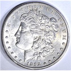 1892-CC MORGAN DOLLAR, CH BU