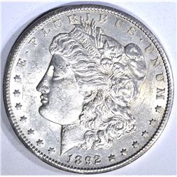 1892-CC MORGAN DOLLAR, CH BU