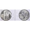 Image 2 : 1942 & 43 GEM BU WALKING LIBERTY HALF DOLLARS