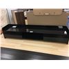 Image 1 : LARGE MODERN GLOSS BLACK 2 DOOR ENTERTAINMENT CONSOLE